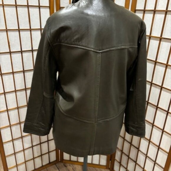 Vintage leather car coat - Picture 5 of 9